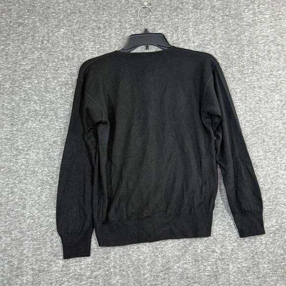 Lamberto Losani Cashmere silk Blend Cardigan Size Small Mother of pearl L/S - Picture 2 of 6